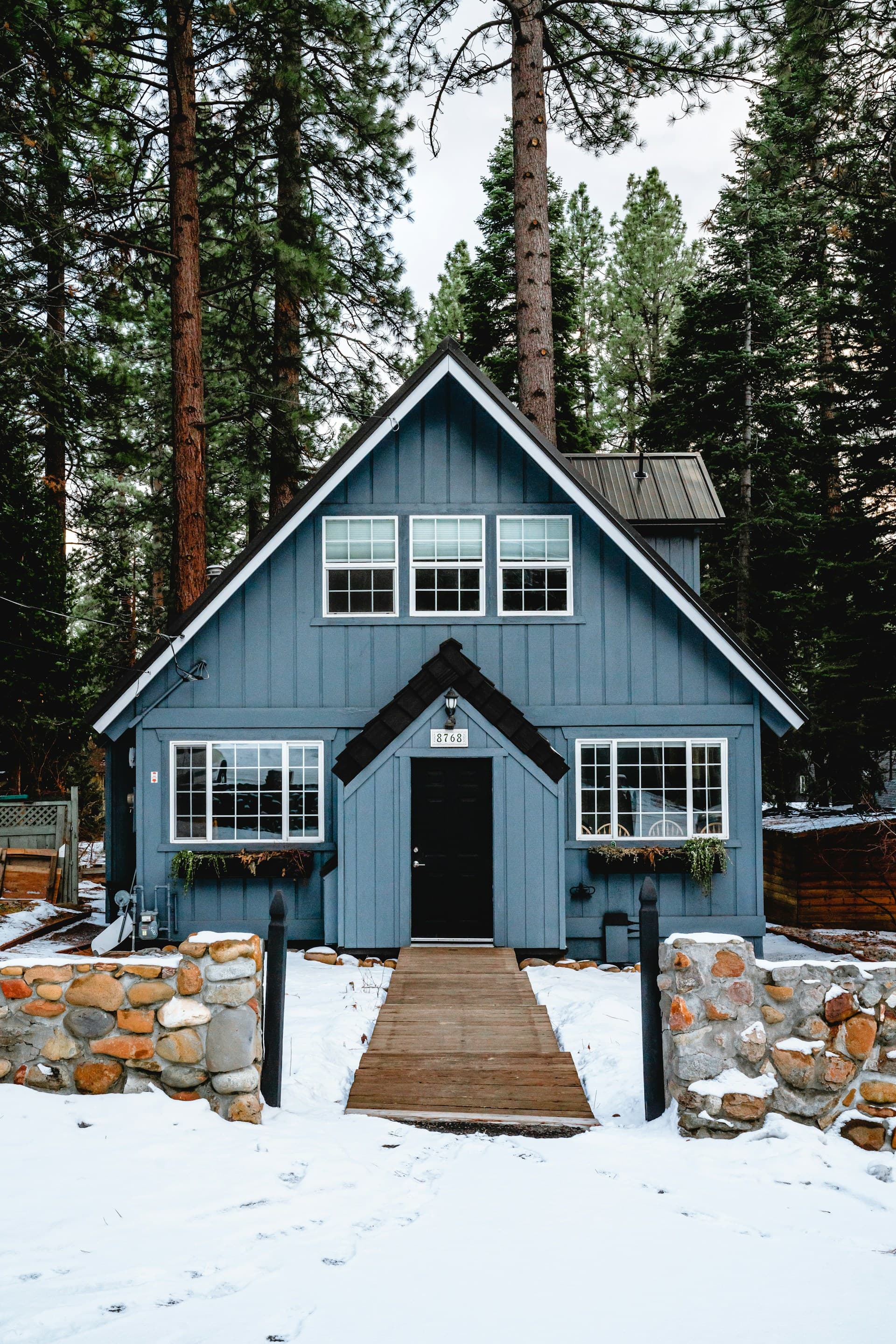 Home with vinyl siding